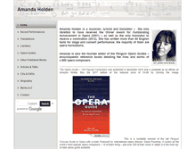 Tablet Screenshot of amandaholden.org.uk